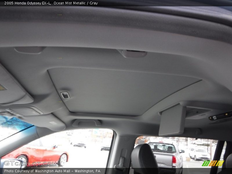Ocean Mist Metallic / Gray 2005 Honda Odyssey EX-L