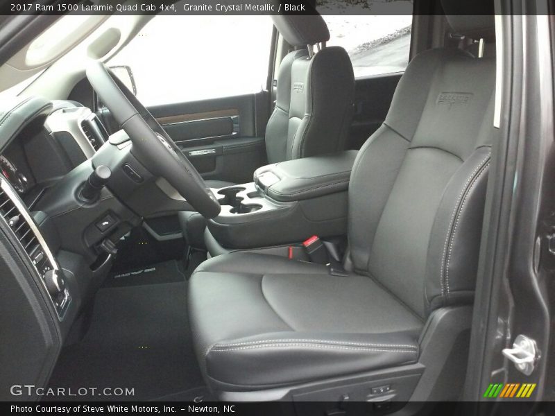 Front Seat of 2017 1500 Laramie Quad Cab 4x4