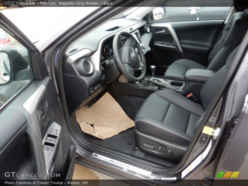 Magnetic Gray Metallic / Black 2017 Toyota RAV4 Platinum