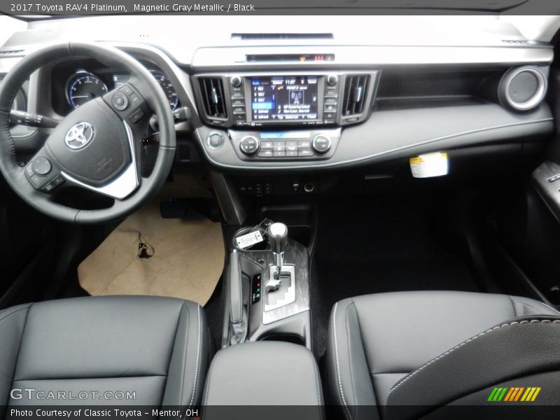Magnetic Gray Metallic / Black 2017 Toyota RAV4 Platinum