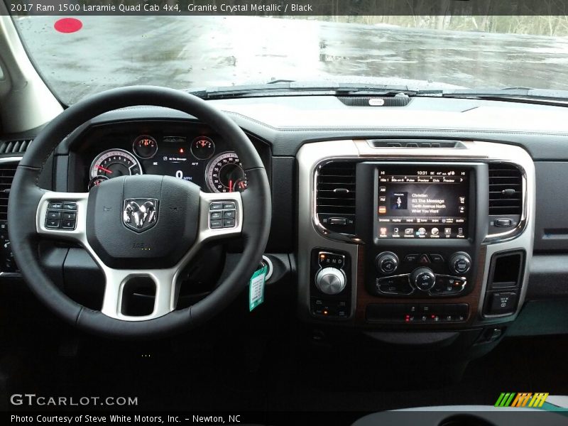 Dashboard of 2017 1500 Laramie Quad Cab 4x4