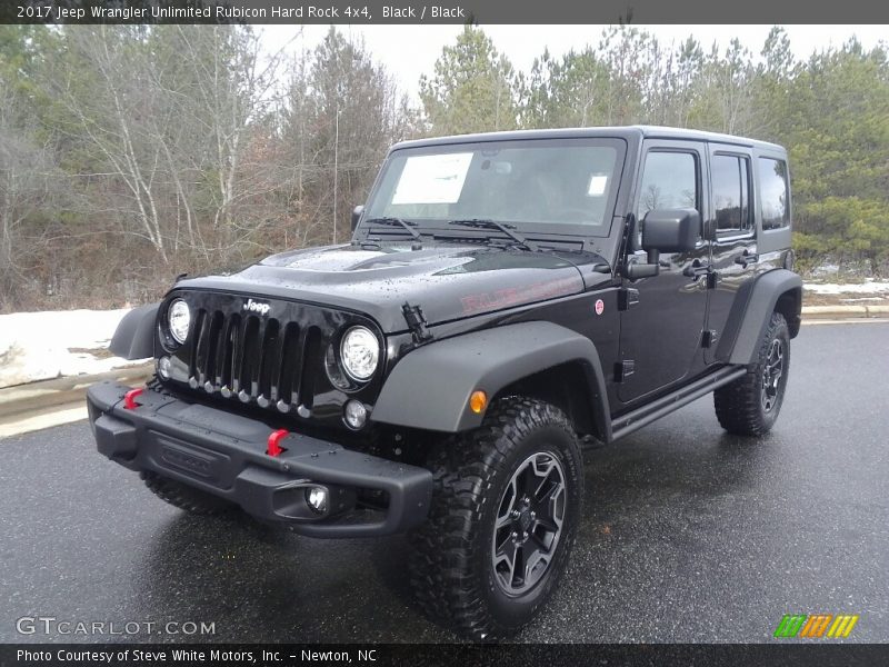 Front 3/4 View of 2017 Wrangler Unlimited Rubicon Hard Rock 4x4