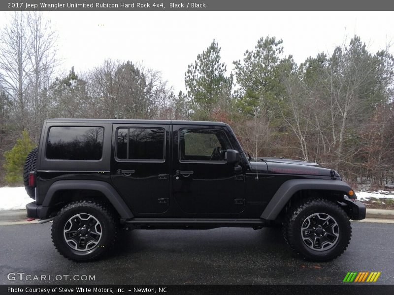 Black / Black 2017 Jeep Wrangler Unlimited Rubicon Hard Rock 4x4