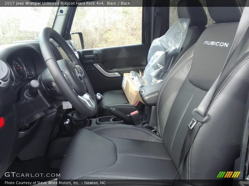 Front Seat of 2017 Wrangler Unlimited Rubicon Hard Rock 4x4