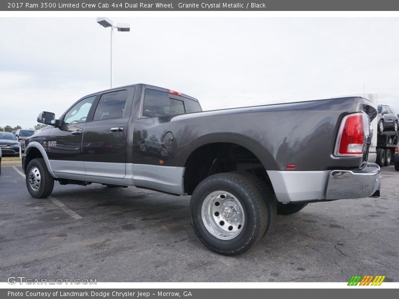 Granite Crystal Metallic / Black 2017 Ram 3500 Limited Crew Cab 4x4 Dual Rear Wheel