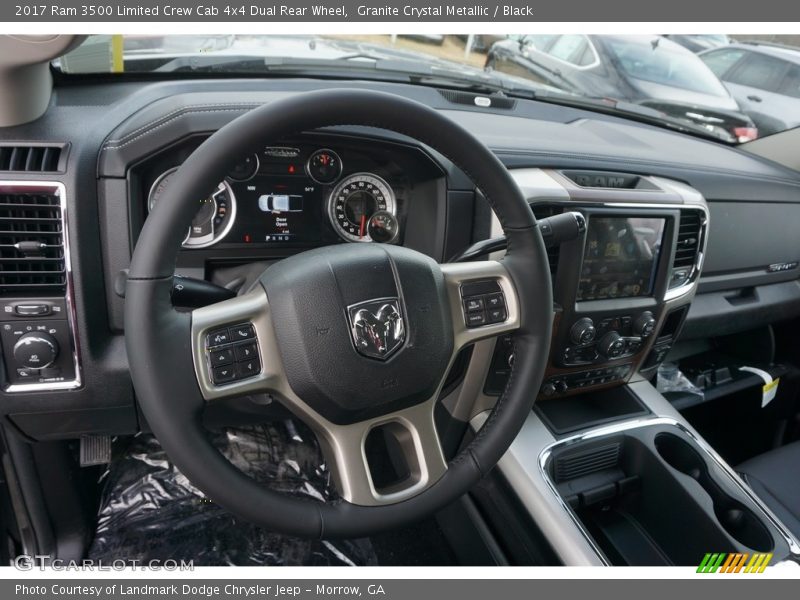 Dashboard of 2017 3500 Limited Crew Cab 4x4 Dual Rear Wheel