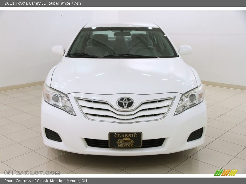 Super White / Ash 2011 Toyota Camry LE