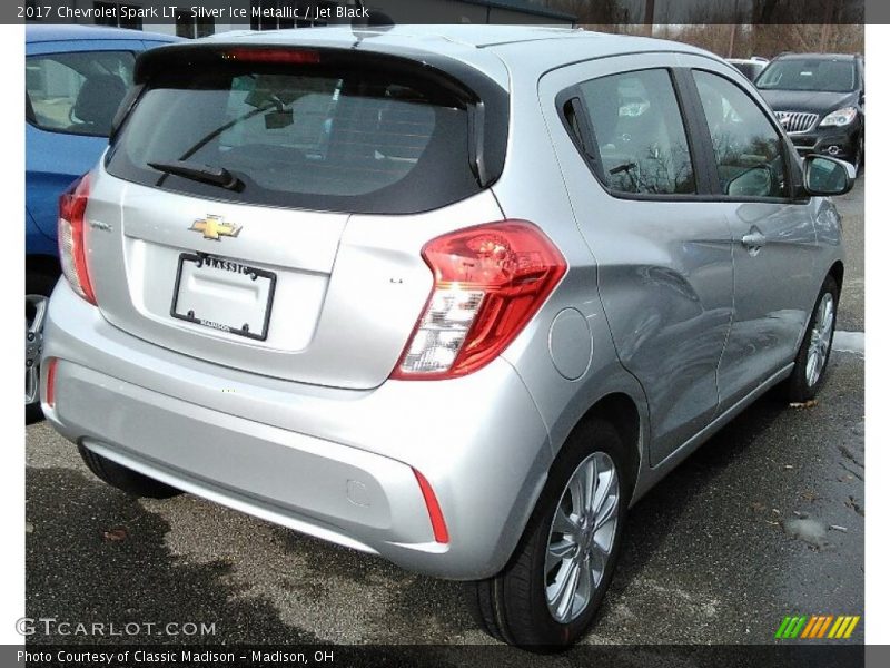 Silver Ice Metallic / Jet Black 2017 Chevrolet Spark LT