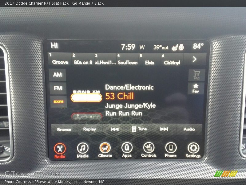 Go Mango / Black 2017 Dodge Charger R/T Scat Pack