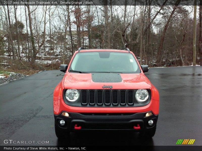 Omaha Orange / Black 2017 Jeep Renegade Trailhawk 4x4