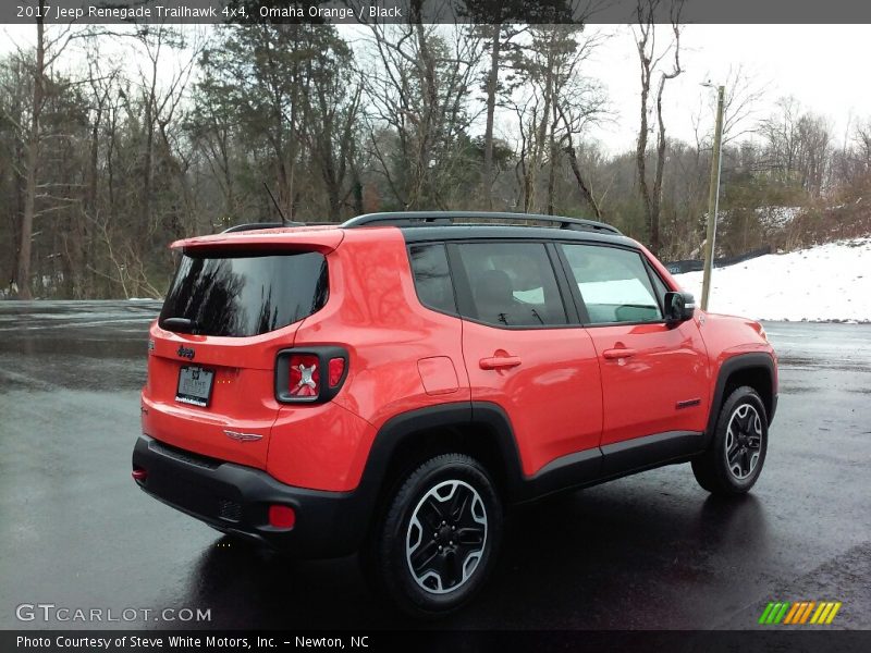 Omaha Orange / Black 2017 Jeep Renegade Trailhawk 4x4