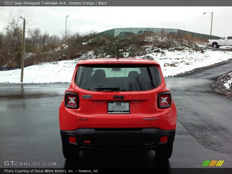 Omaha Orange / Black 2017 Jeep Renegade Trailhawk 4x4