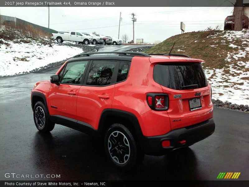 Omaha Orange / Black 2017 Jeep Renegade Trailhawk 4x4