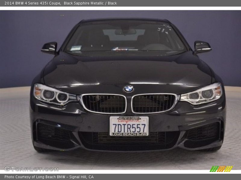 Black Sapphire Metallic / Black 2014 BMW 4 Series 435i Coupe