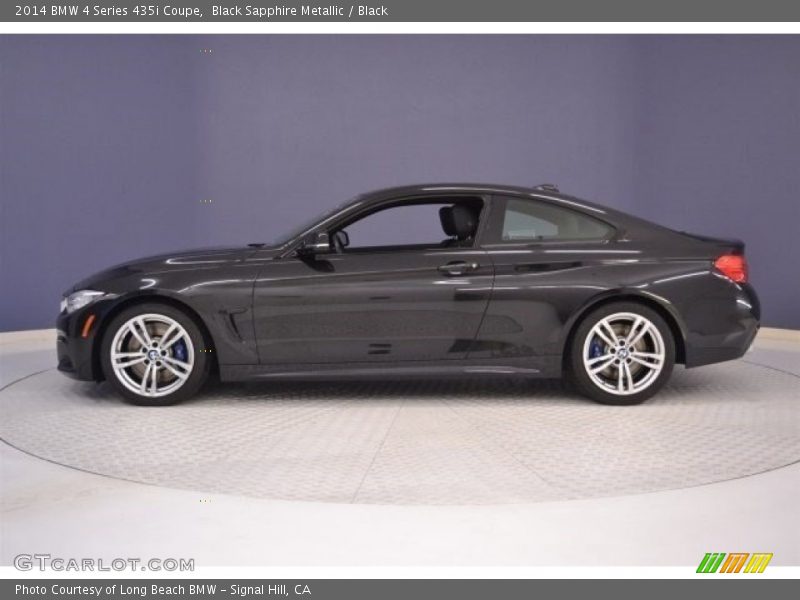 Black Sapphire Metallic / Black 2014 BMW 4 Series 435i Coupe