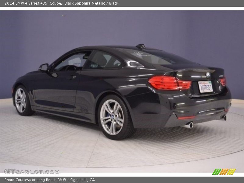 Black Sapphire Metallic / Black 2014 BMW 4 Series 435i Coupe