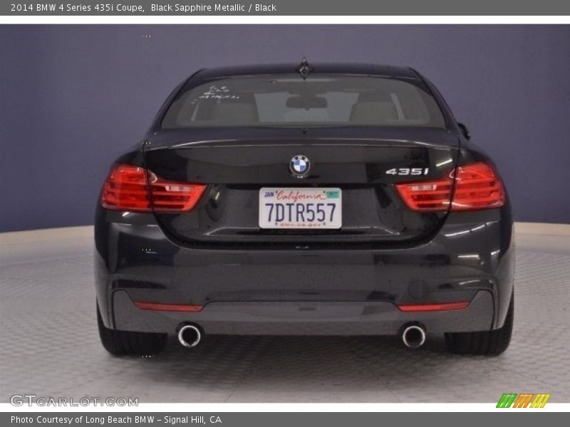 Black Sapphire Metallic / Black 2014 BMW 4 Series 435i Coupe