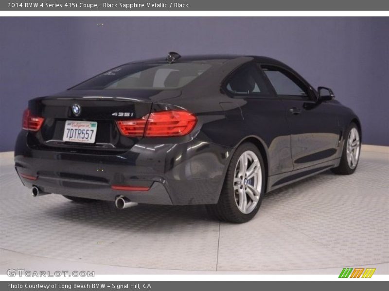 Black Sapphire Metallic / Black 2014 BMW 4 Series 435i Coupe
