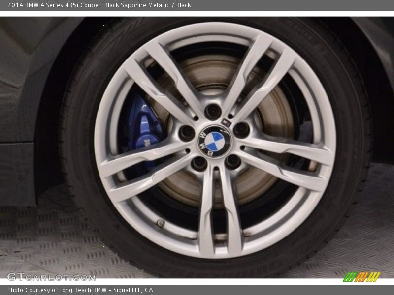 Black Sapphire Metallic / Black 2014 BMW 4 Series 435i Coupe