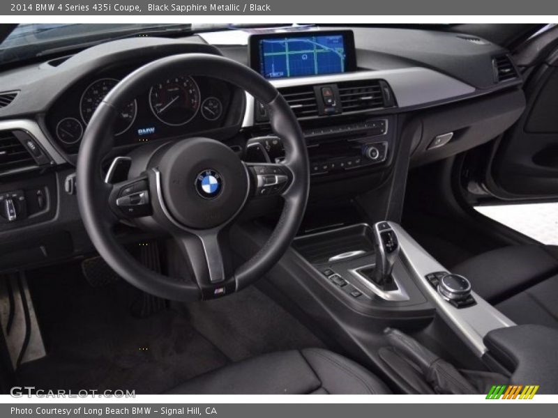 Black Sapphire Metallic / Black 2014 BMW 4 Series 435i Coupe