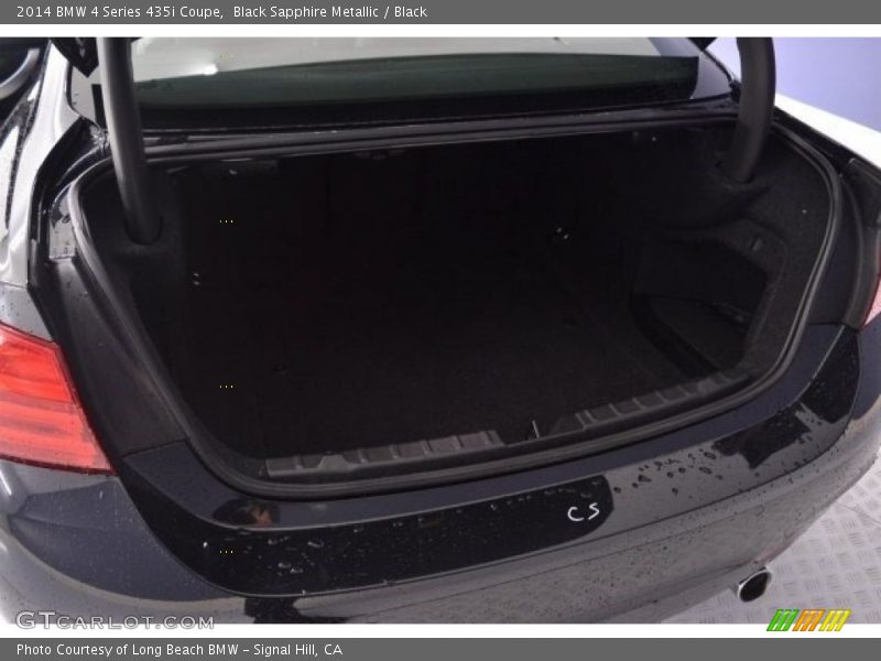 Black Sapphire Metallic / Black 2014 BMW 4 Series 435i Coupe