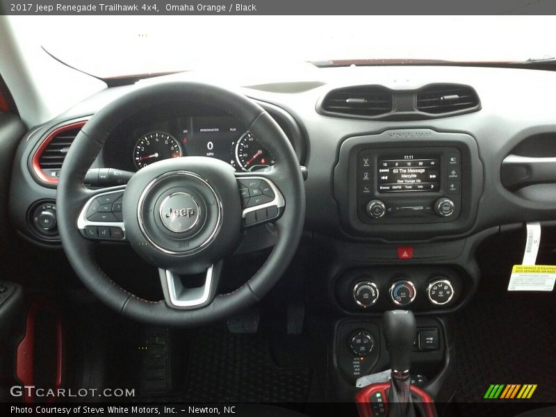 Omaha Orange / Black 2017 Jeep Renegade Trailhawk 4x4