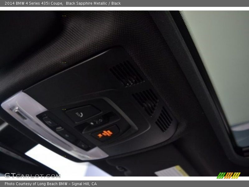 Black Sapphire Metallic / Black 2014 BMW 4 Series 435i Coupe