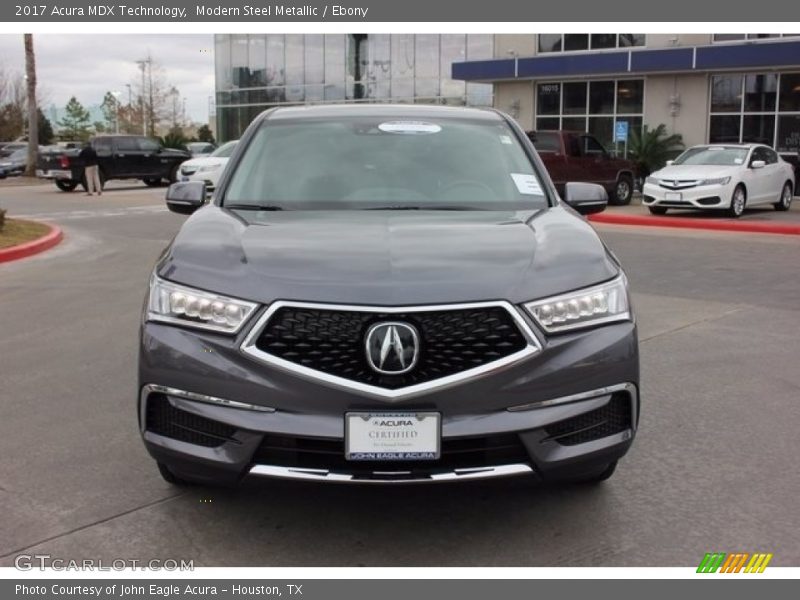 Modern Steel Metallic / Ebony 2017 Acura MDX Technology