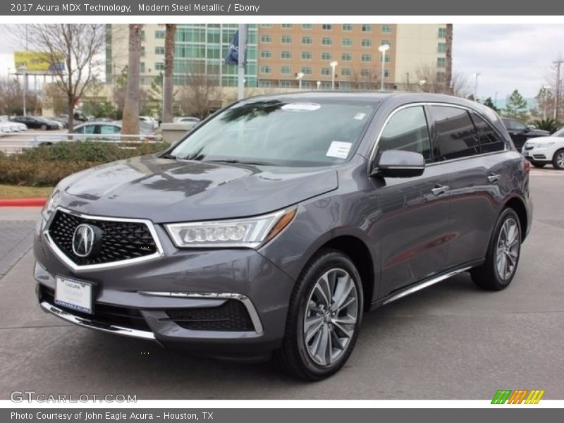 Modern Steel Metallic / Ebony 2017 Acura MDX Technology
