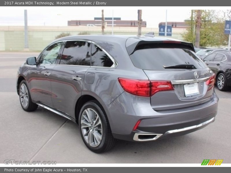 Modern Steel Metallic / Ebony 2017 Acura MDX Technology