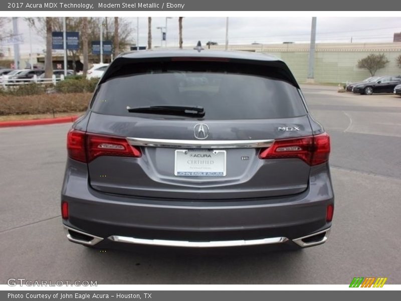 Modern Steel Metallic / Ebony 2017 Acura MDX Technology