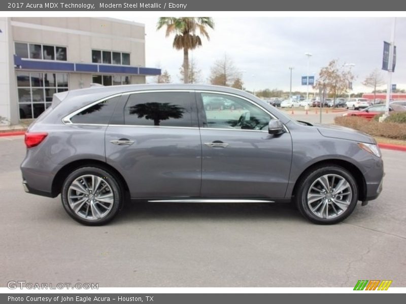 Modern Steel Metallic / Ebony 2017 Acura MDX Technology