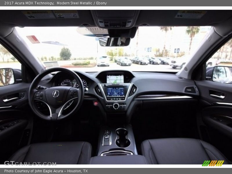 Modern Steel Metallic / Ebony 2017 Acura MDX Technology
