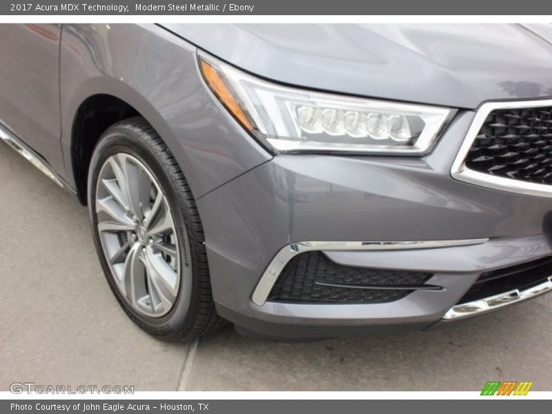 Modern Steel Metallic / Ebony 2017 Acura MDX Technology