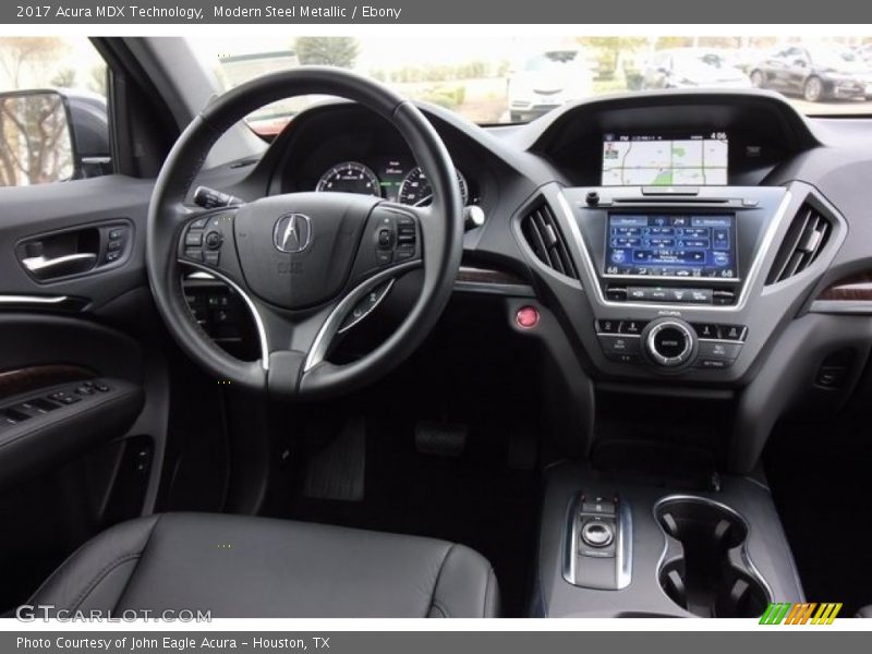 Modern Steel Metallic / Ebony 2017 Acura MDX Technology