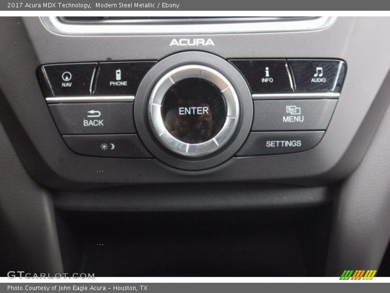Modern Steel Metallic / Ebony 2017 Acura MDX Technology