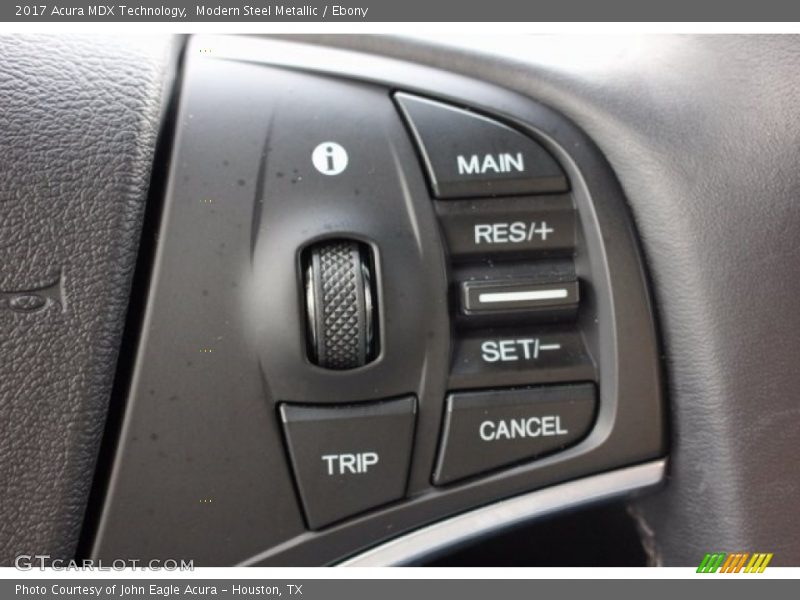 Modern Steel Metallic / Ebony 2017 Acura MDX Technology