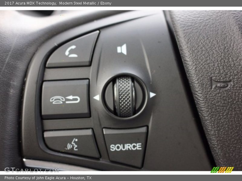 Modern Steel Metallic / Ebony 2017 Acura MDX Technology