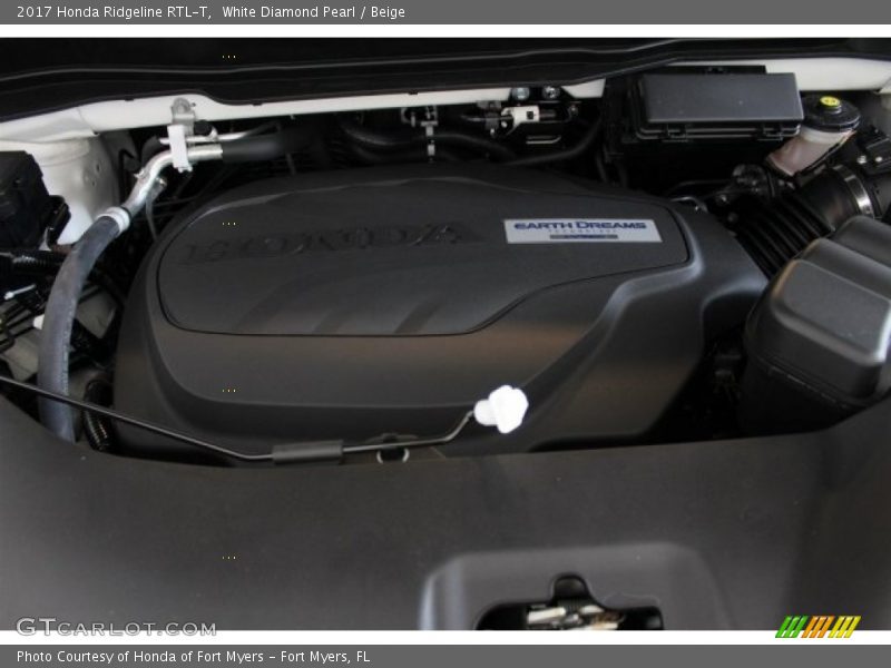 White Diamond Pearl / Beige 2017 Honda Ridgeline RTL-T