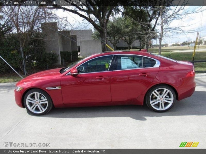 Italian Racing Red / Jet 2017 Jaguar XE 35t Prestige