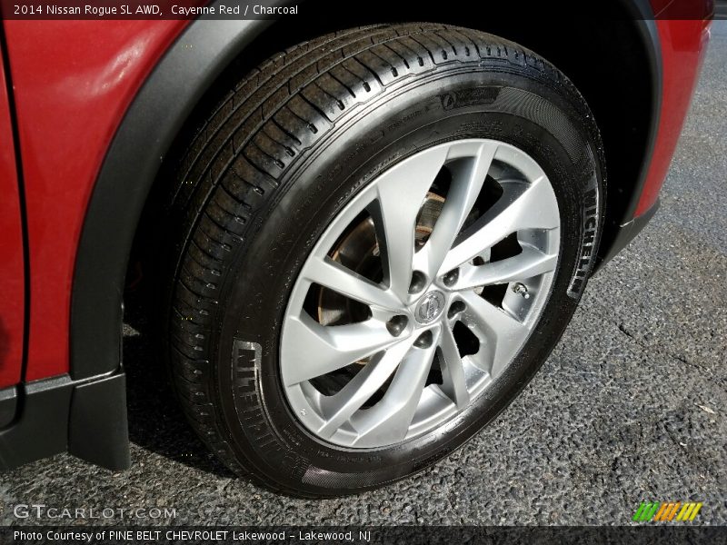 Cayenne Red / Charcoal 2014 Nissan Rogue SL AWD