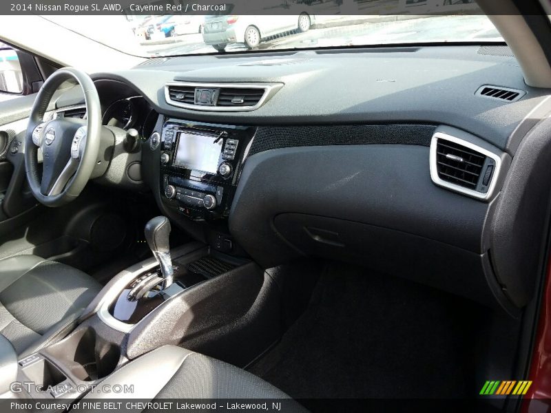Cayenne Red / Charcoal 2014 Nissan Rogue SL AWD