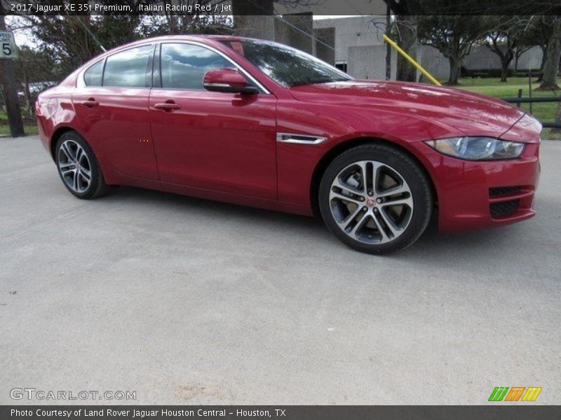 Italian Racing Red / Jet 2017 Jaguar XE 35t Premium
