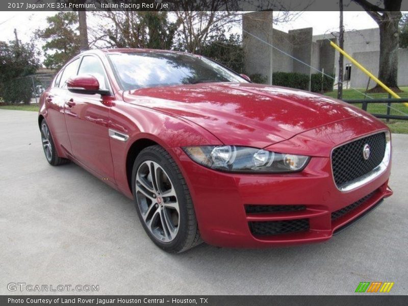 Italian Racing Red / Jet 2017 Jaguar XE 35t Premium