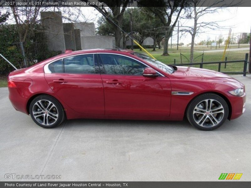 Italian Racing Red / Jet 2017 Jaguar XE 35t Premium