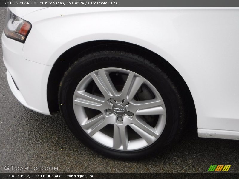Ibis White / Cardamom Beige 2011 Audi A4 2.0T quattro Sedan