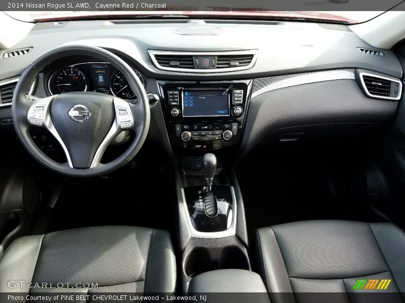 Cayenne Red / Charcoal 2014 Nissan Rogue SL AWD