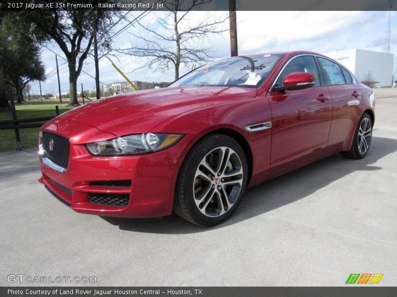 Italian Racing Red / Jet 2017 Jaguar XE 35t Premium