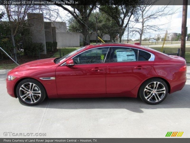 Italian Racing Red / Jet 2017 Jaguar XE 35t Premium