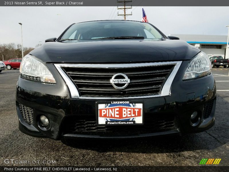 Super Black / Charcoal 2013 Nissan Sentra SR